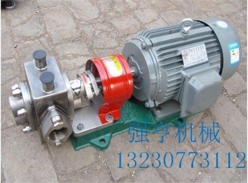 RCB不锈钢保温齿轮泵输送在常温下有凝固性的介质